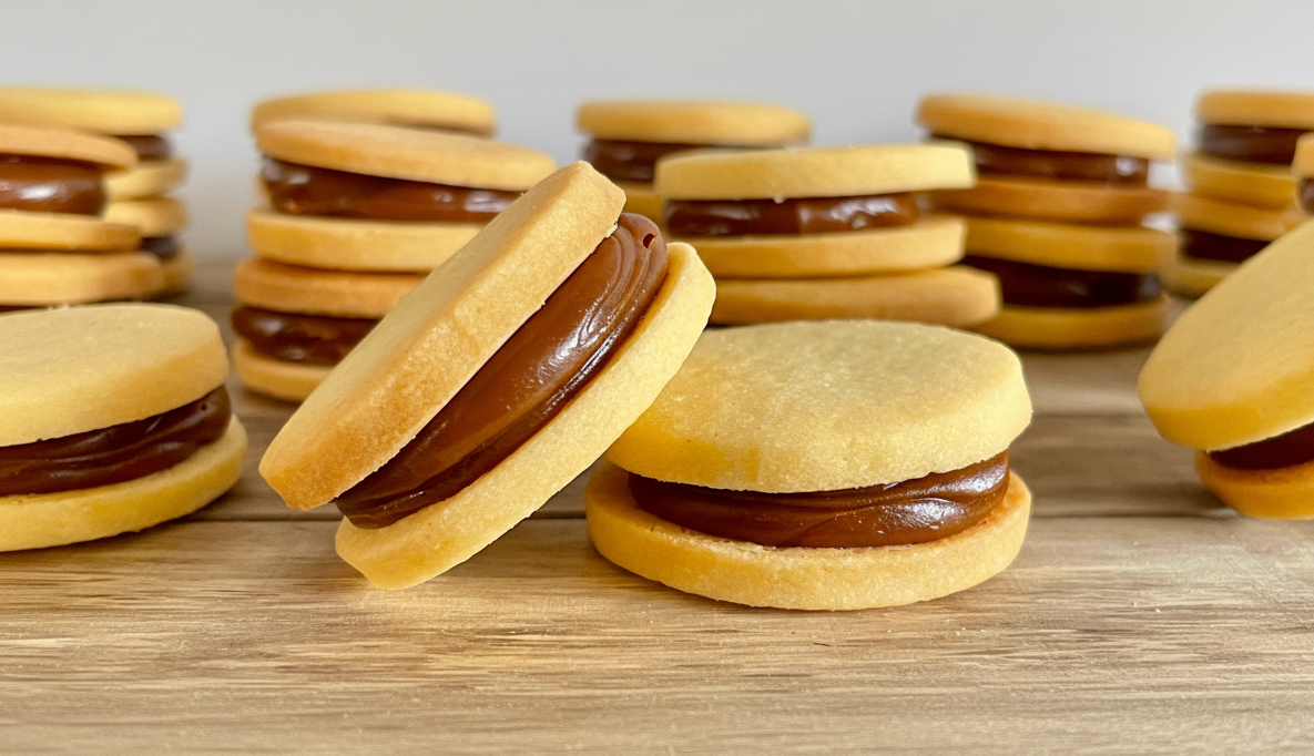 Alfajorcitos de dulce de leche 